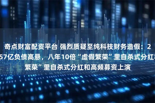 奇点财富配资平台 强烈质疑至纯科技财务造假：27亿现金失血，57亿负债高悬，八年10倍“虚假繁荣”里自杀式分红和高频募资上演