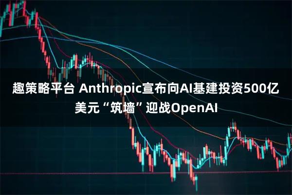 趣策略平台 Anthropic宣布向AI基建投资500亿美元“筑墙”迎战OpenAI
