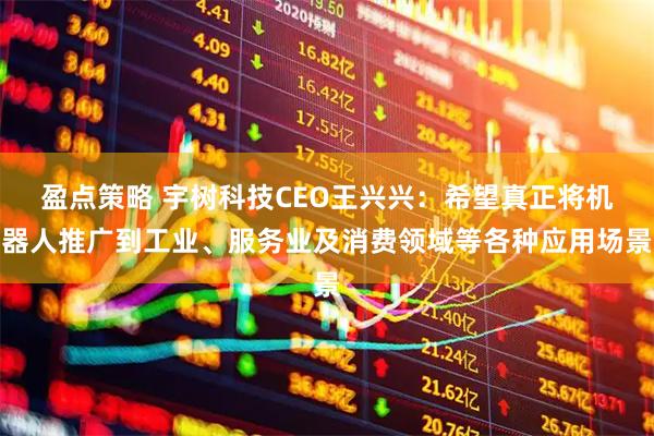 盈点策略 宇树科技CEO王兴兴：希望真正将机器人推广到工业、服务业及消费领域等各种应用场景